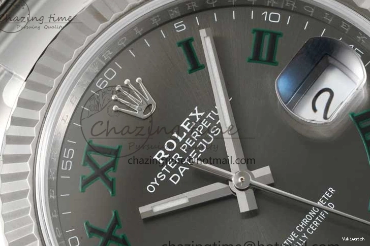 Roman Bracelet Edition Oyster 41 Dial 126334 DateJust Steel Gray Clean on 1:1 VR3235 904L Best 0506
